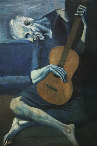 Pablo Picasso Classical Oil Painting The Old Blind Guitarist